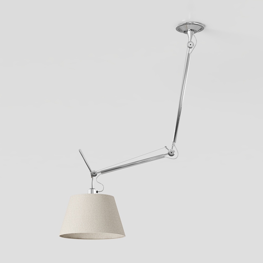 Modern Bauhaus metal style living room chandelier