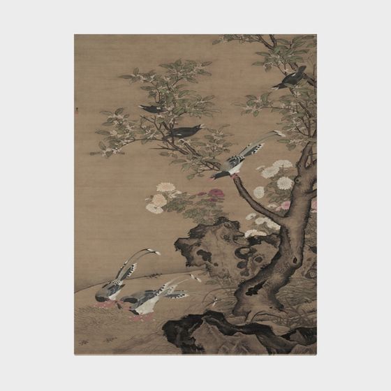 Harmonious Floral and Bird 3D model