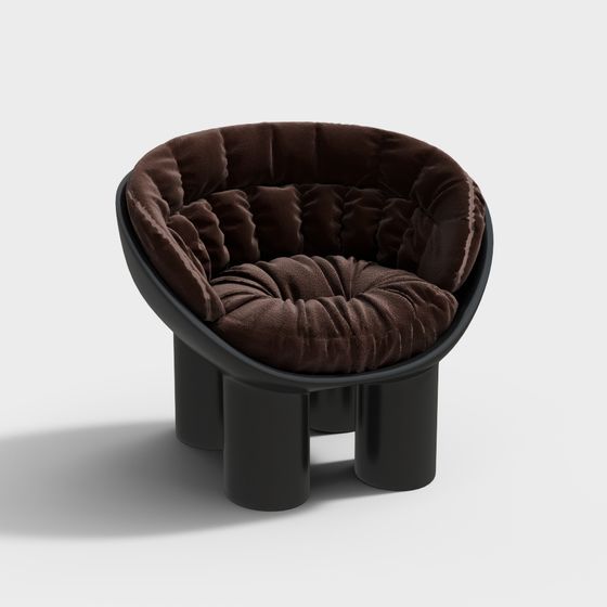 Roundy Chair 3D model for Contemporary Designs