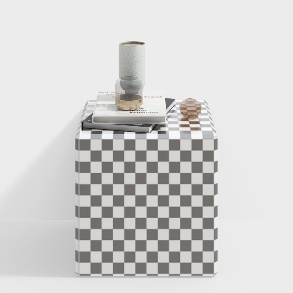 Modern living room square edge several