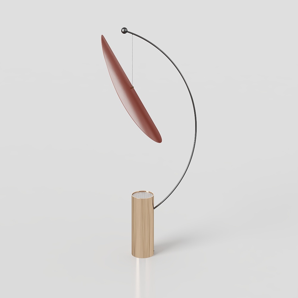 Modern Klein Blue Villa Living Room Sunset floor lamp