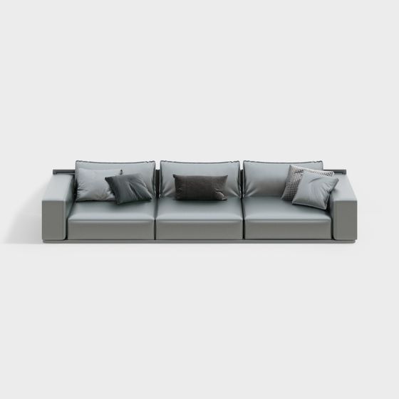 Urban Comfort Sofa 3D model for Modern Spaces