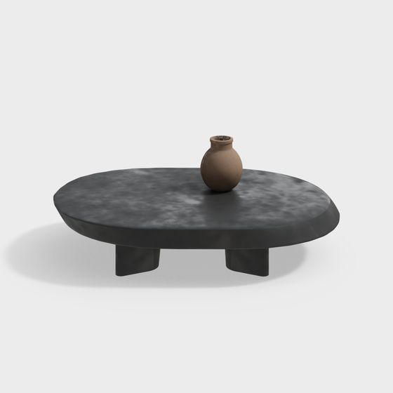 Minimalist Round Table 3D model