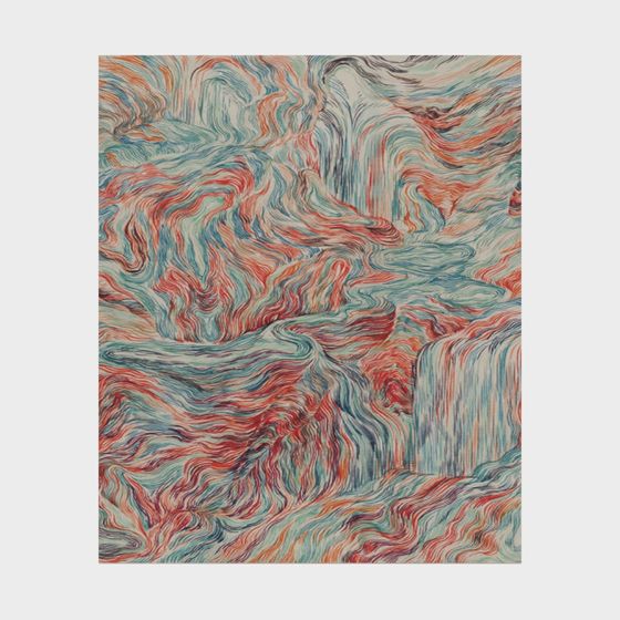 Luminous Waterfall 3D Model