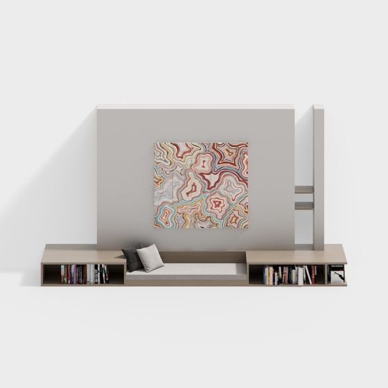 Urban Retreat Low-Poly 3D Model