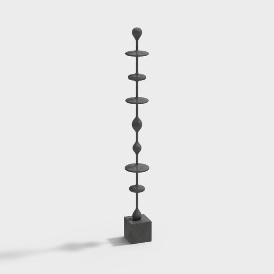 Abstract Geometric Column 3D model
