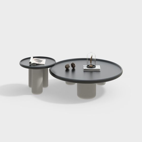 Streamlined Coffee Table 3D model