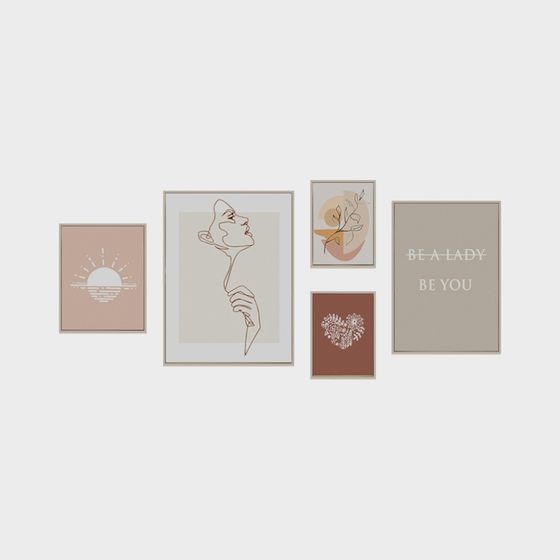 Wall Art Gallery 3D model