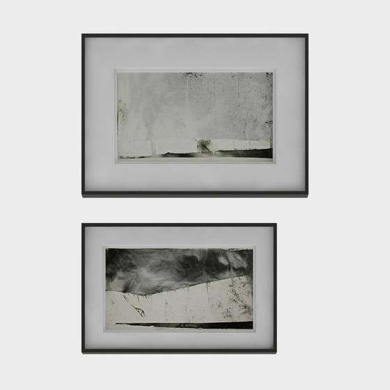 Low-Polygon Abstract Frame 3D model