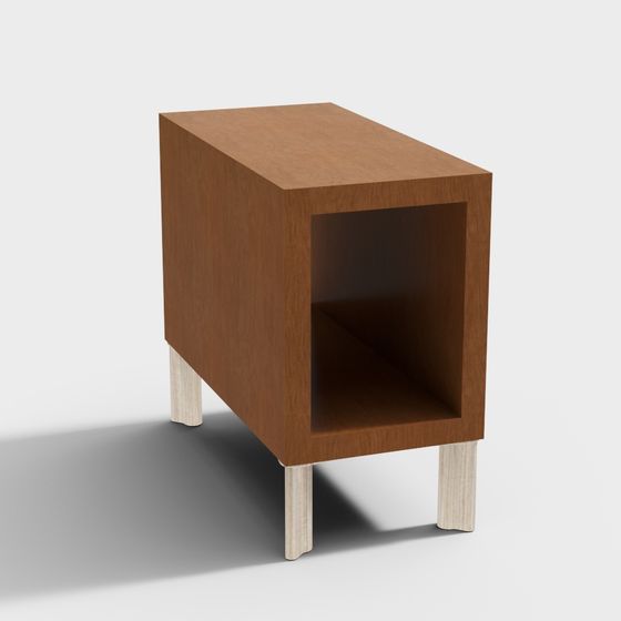 Wooden Sideboard 3D model