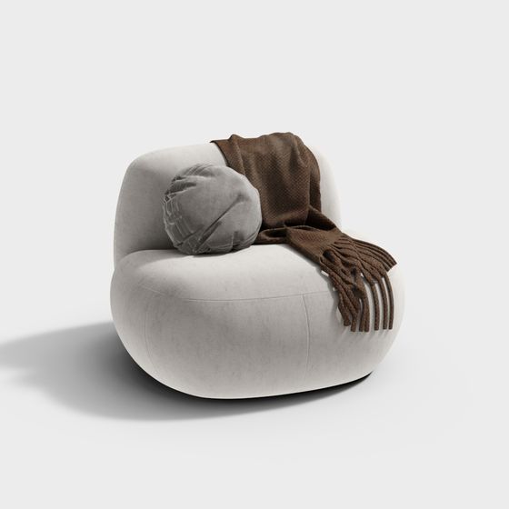 Canapé-lit paresseux de salon de style ancien Wabi Sabi