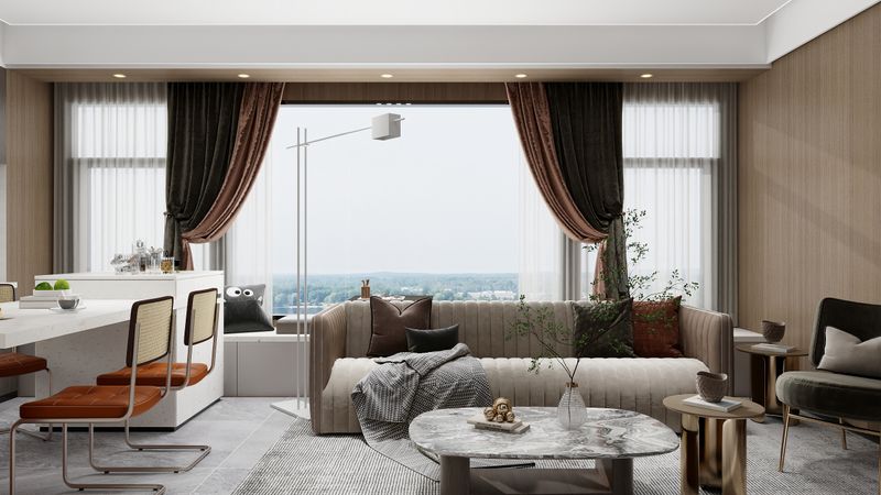 Modern Living Space Design