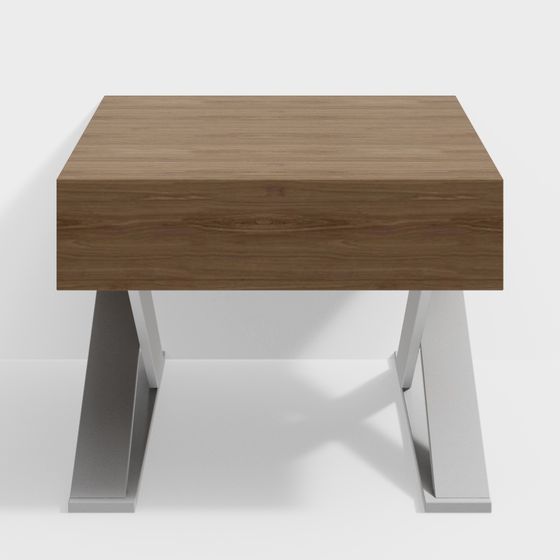 Stylish Urban Corner Side Table 3D model
