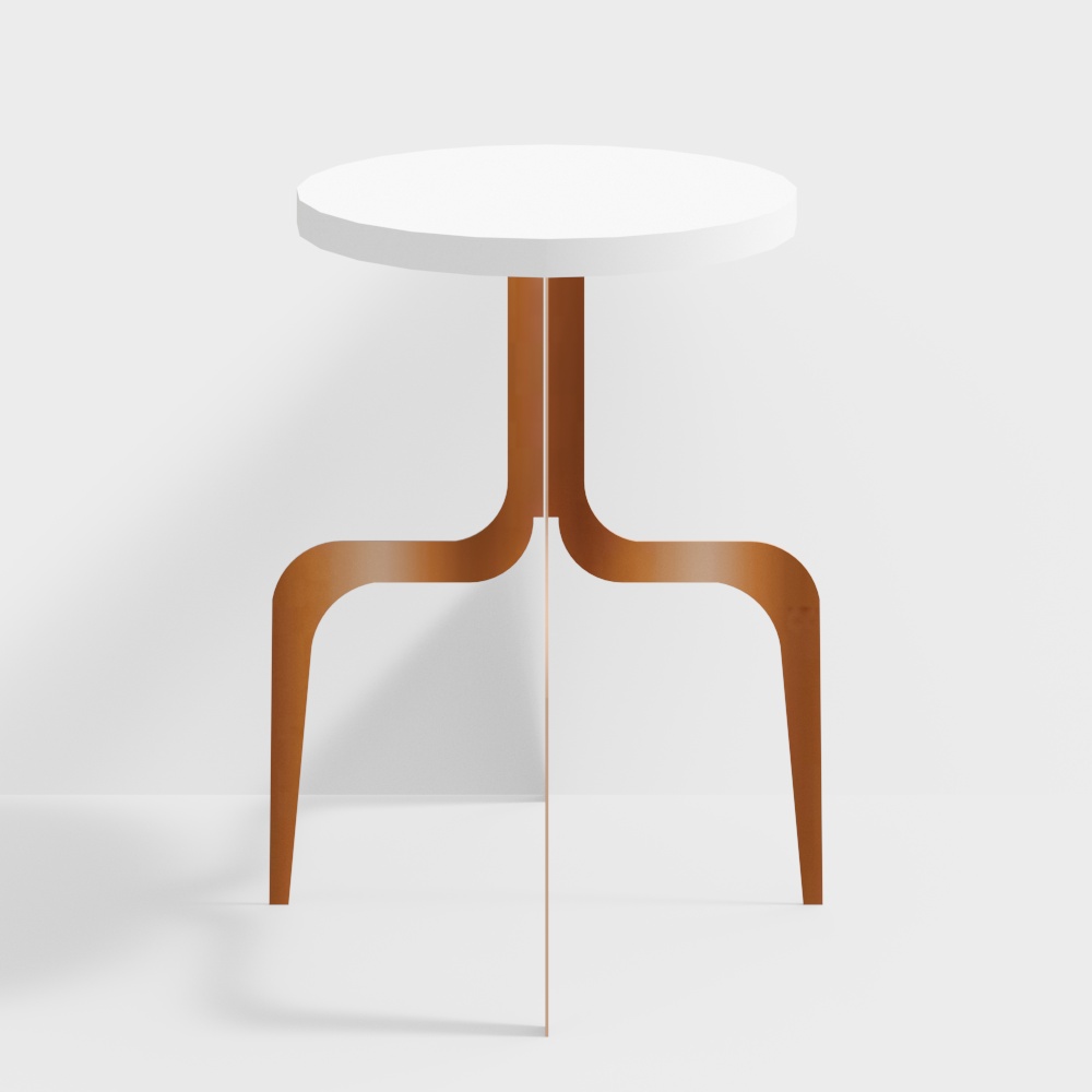 Modern wooden side table