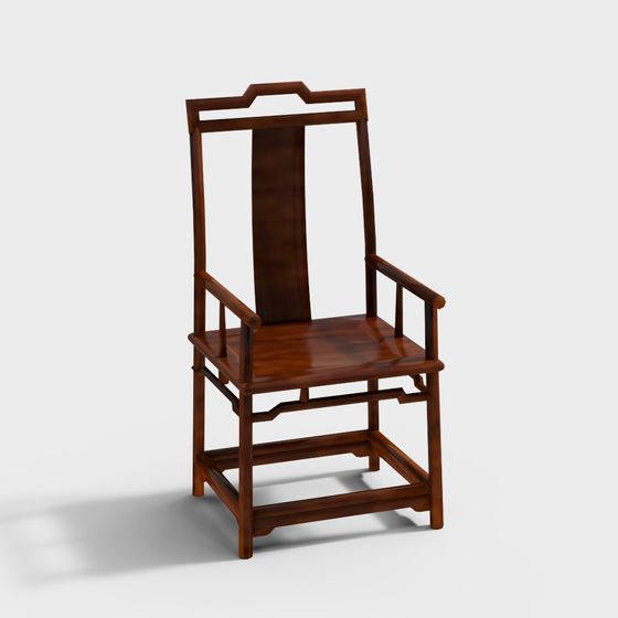 Classical Chinese Chair 3D Model