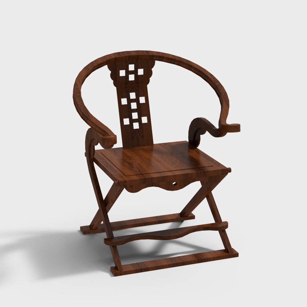 Chinese round chair8