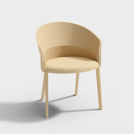 Modern Minimalist Chair 3D model