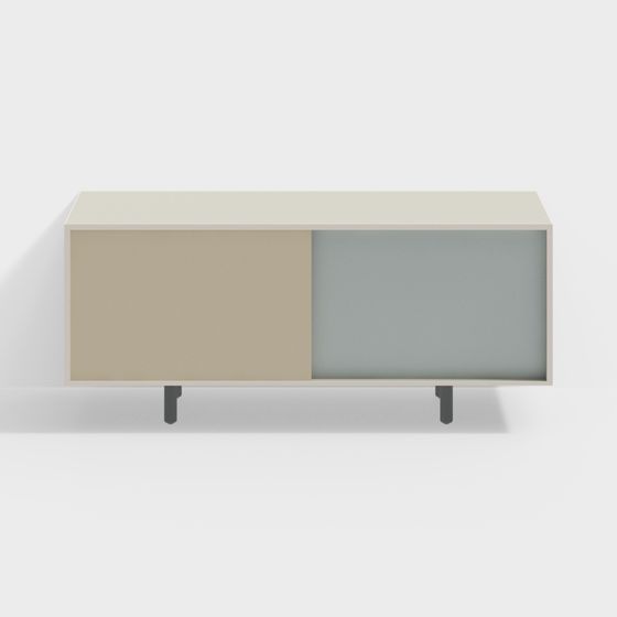 Minimalist Sideboard 3D model
