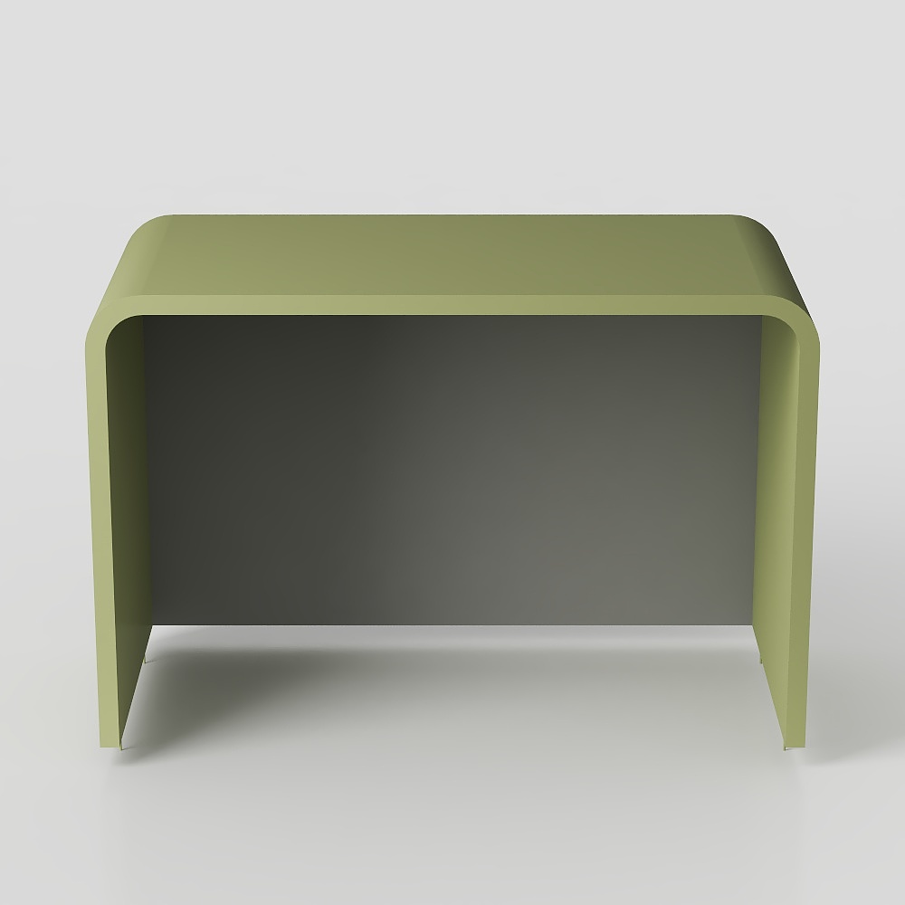 Sleek Streamlined Side Table 3D model