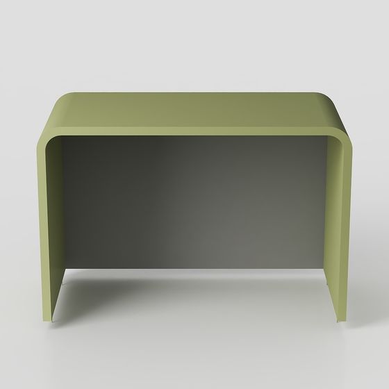 Elegant Streamlined Side Table 3D model for Modern Spaces