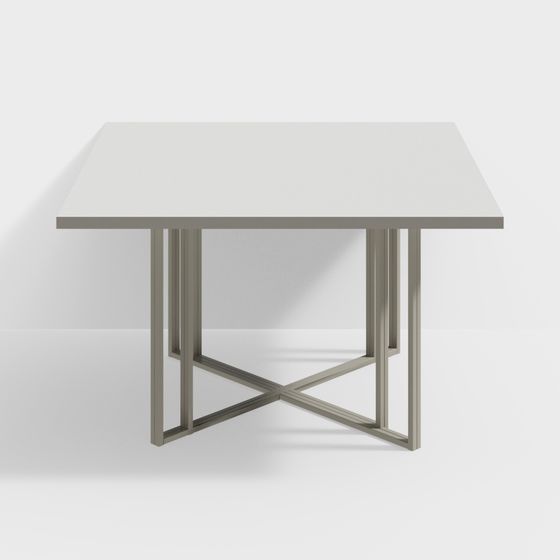 Modern Cross Table 3D model