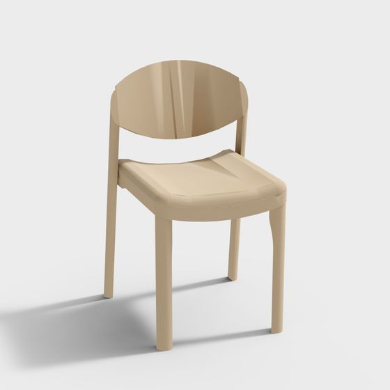 City Chair 3D model for Elegant Spaces