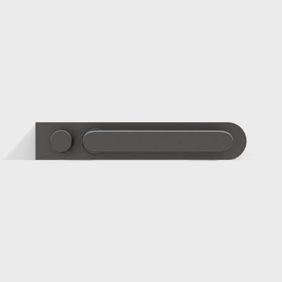Minimalist Door Handle 3D model for Contemporary Spaces