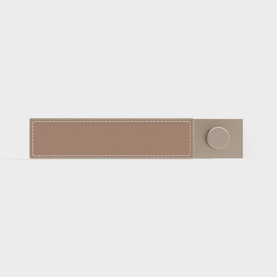 Leather Door Handle 3D Model Design