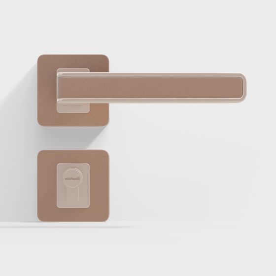 Modern Minimalist Door Handle 3D model