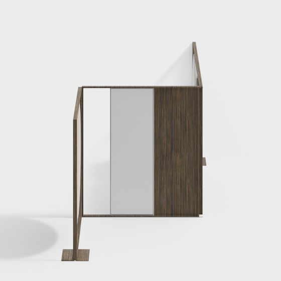 Urban Corner Screen 3D Model