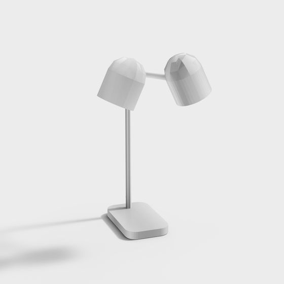 Stylish Dual-Head Table Lamp 3D model