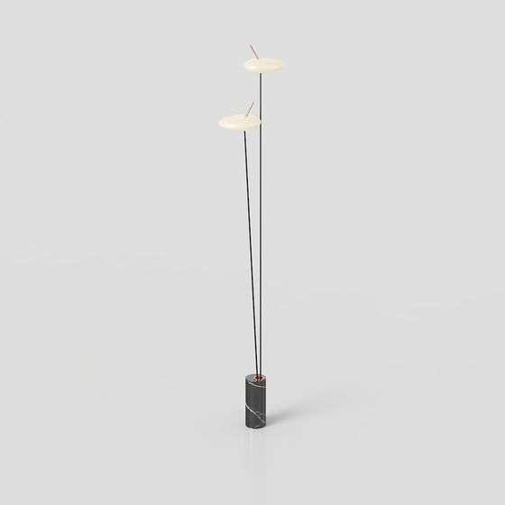 Elegant Minimalist Floor Lamp 3D model