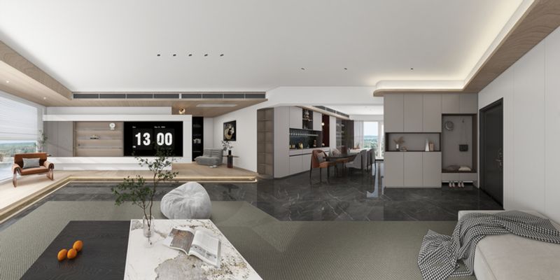 Modern Living Space Design: Elegance Meets Functionality