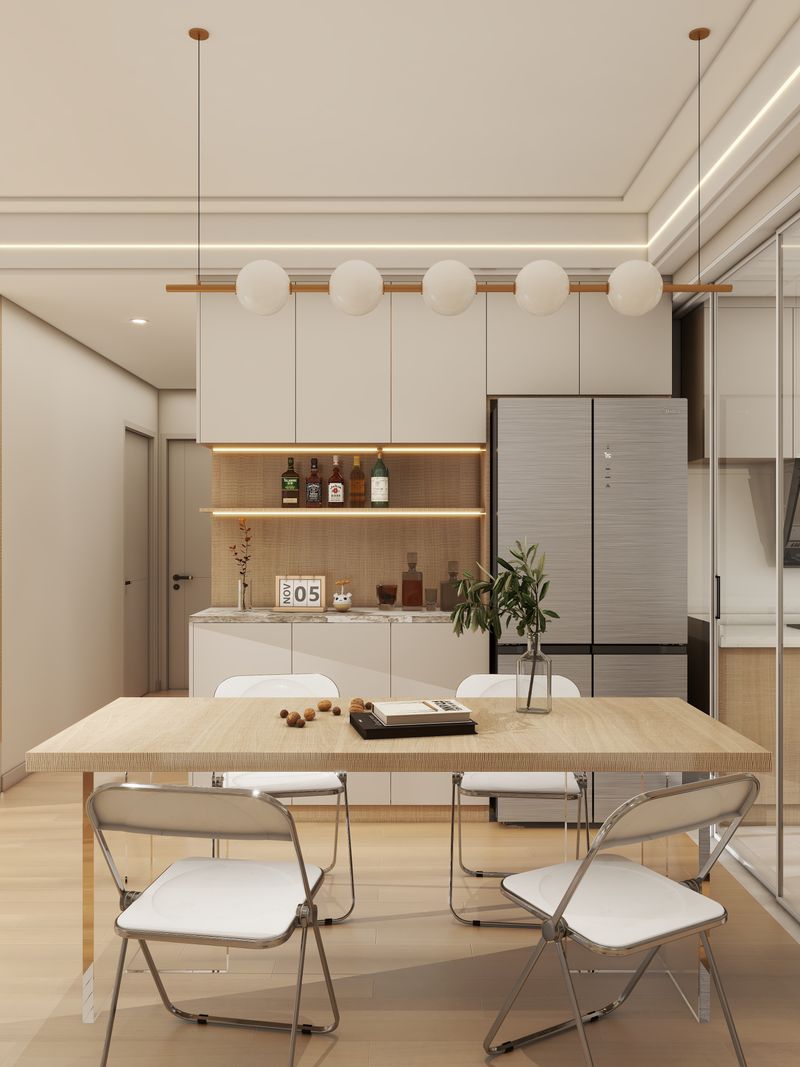 Elegant Modern Kitchen Design with Sleek Layout
