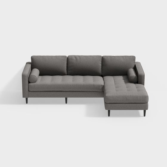 Urban Comfort Sofa 3D model for Modern Interiors