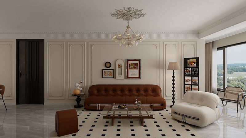 Elegant Living Room Design: Modern Meets Classic