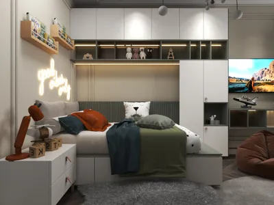 Modern Cozy Bedroom with Playful Touches