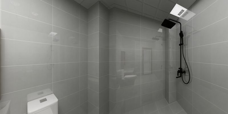 Modern Minimalist Gray Bathroom Design
