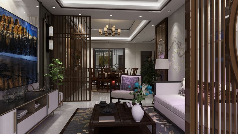 Elegant Living Room with Traditional Touches