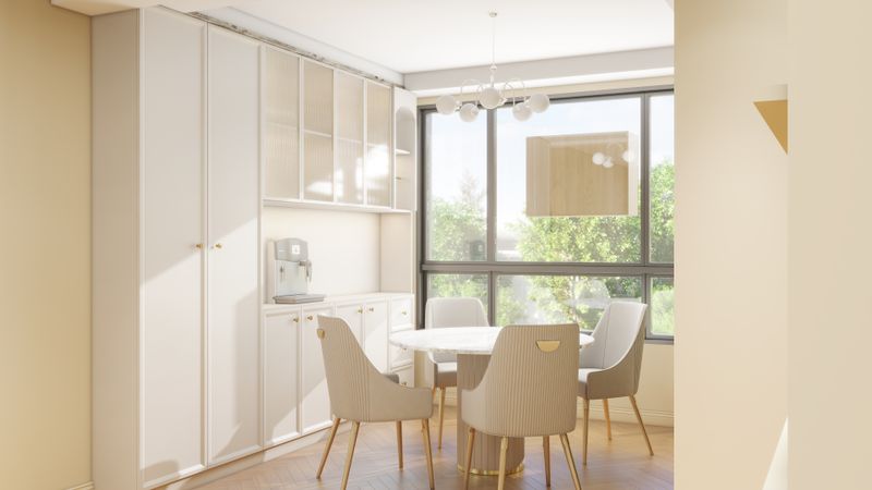 Modern Dining Room Design with Neutral Elegance