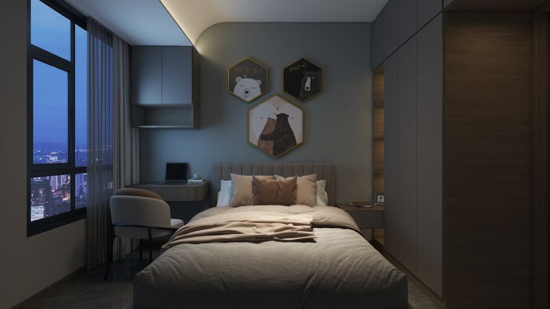 Modern Cozy Bedroom Design
