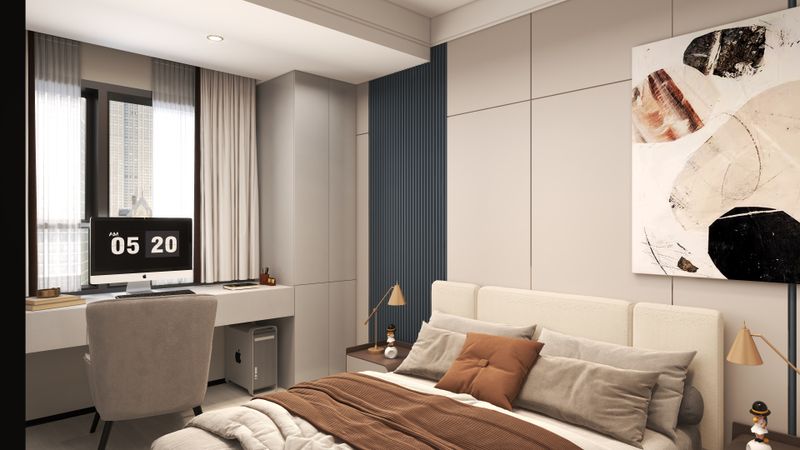 Modern Minimalist Girls Bedroom Paint Ideas