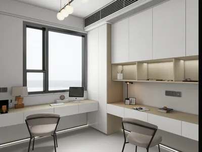 Minimalist Home Office with Study Vibes