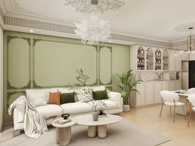 Elegant Modern Living Room with Classic Touches