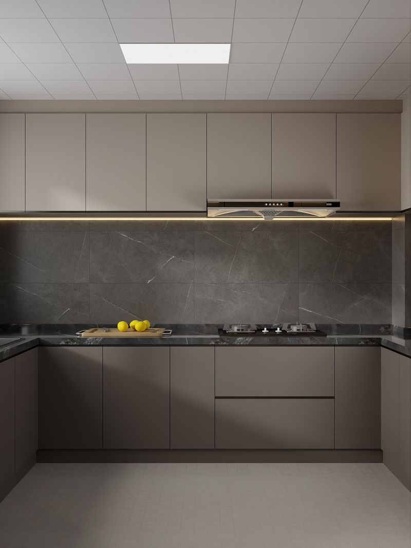 Modern Gray & Black Kitchen Design Ideas