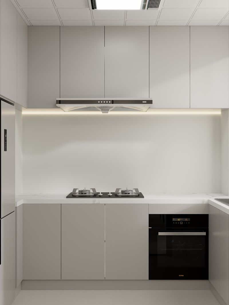 Modern White & Grey Kitchen Design Ideas