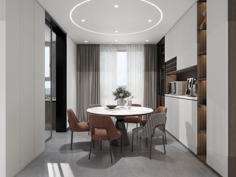 Modern Dining Room Design with Minimalist Elegance