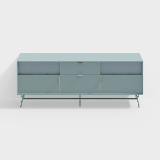 Consola Dang de 2 puertas y 2 cajones de BluDot