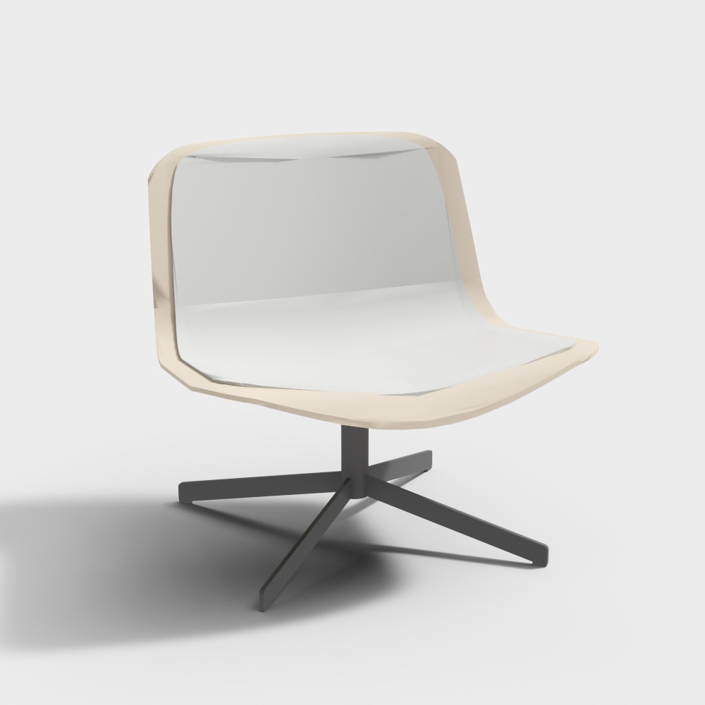 BluDot Sitz-Lounge-Stuhl Nonesuch Swivel