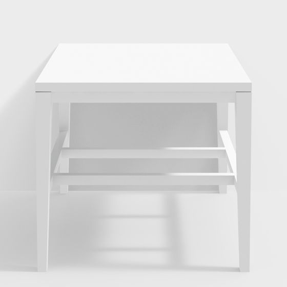 Minimalist Side Table 3D model for Modern Interiors